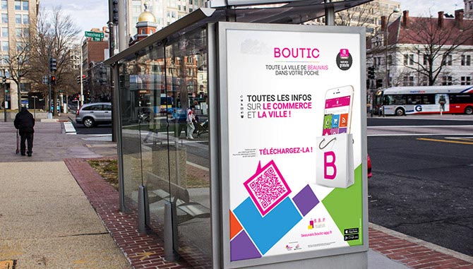 Boutic campagne de communication Abribus